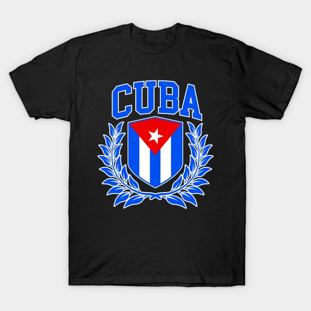 Collegiate Cuban Coat of Arms T-Shirt by Vector Deluxe